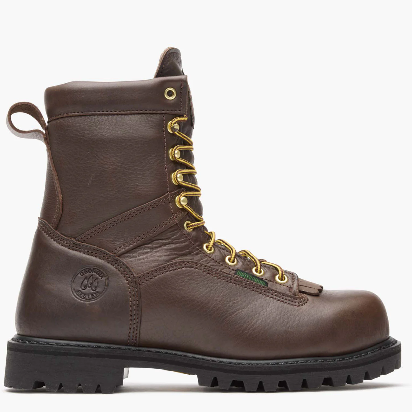 Georgia Boot Lace-to-Toe Steel Toe Waterproof Work Boot