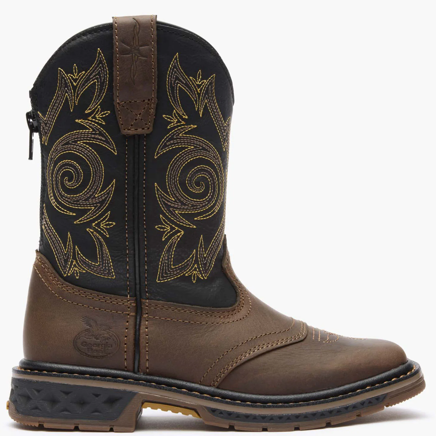 Georgia Boot Carbo-Tec LT Little Kids Pull-On Saddle Boot
