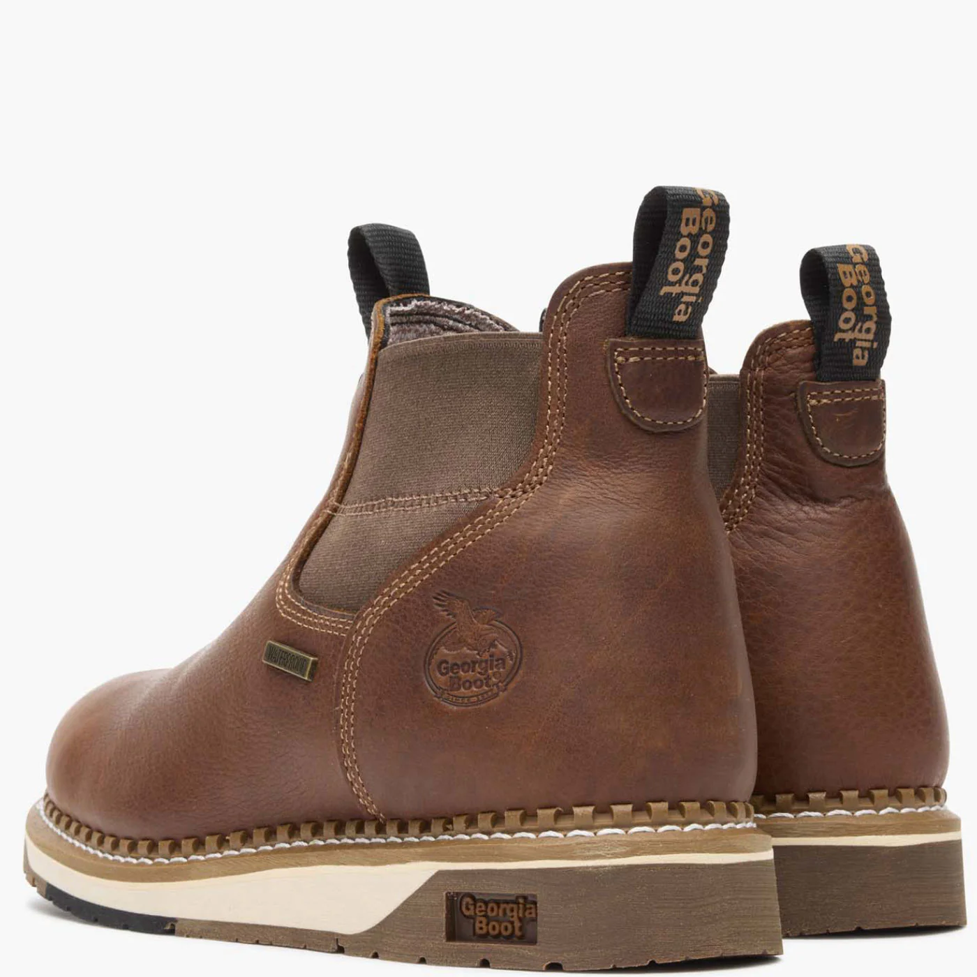 Georgia Boot AMP LT Wedge Waterproof Chelsea Work Boot - Image 6