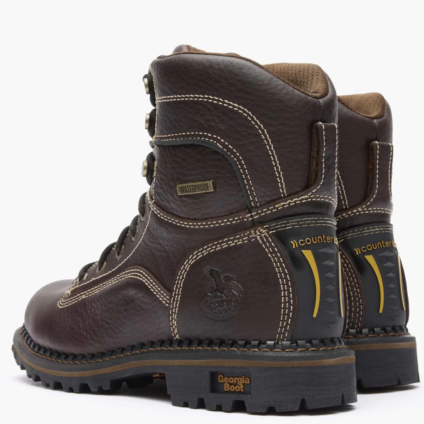 Georgia Boot AMP LT Logger Women's Alloy Toe Waterproof Low Heel Logger Boot - Image 6
