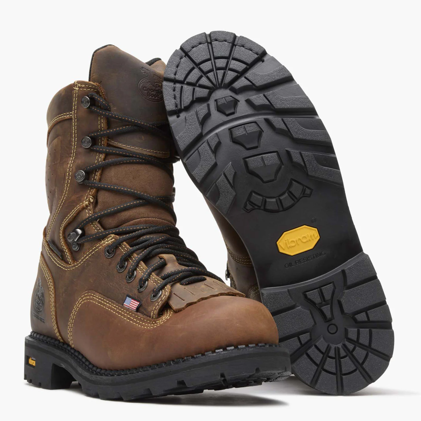 Georgia Boot Men's USA Low Heeled Waterproof Logger - Image 4