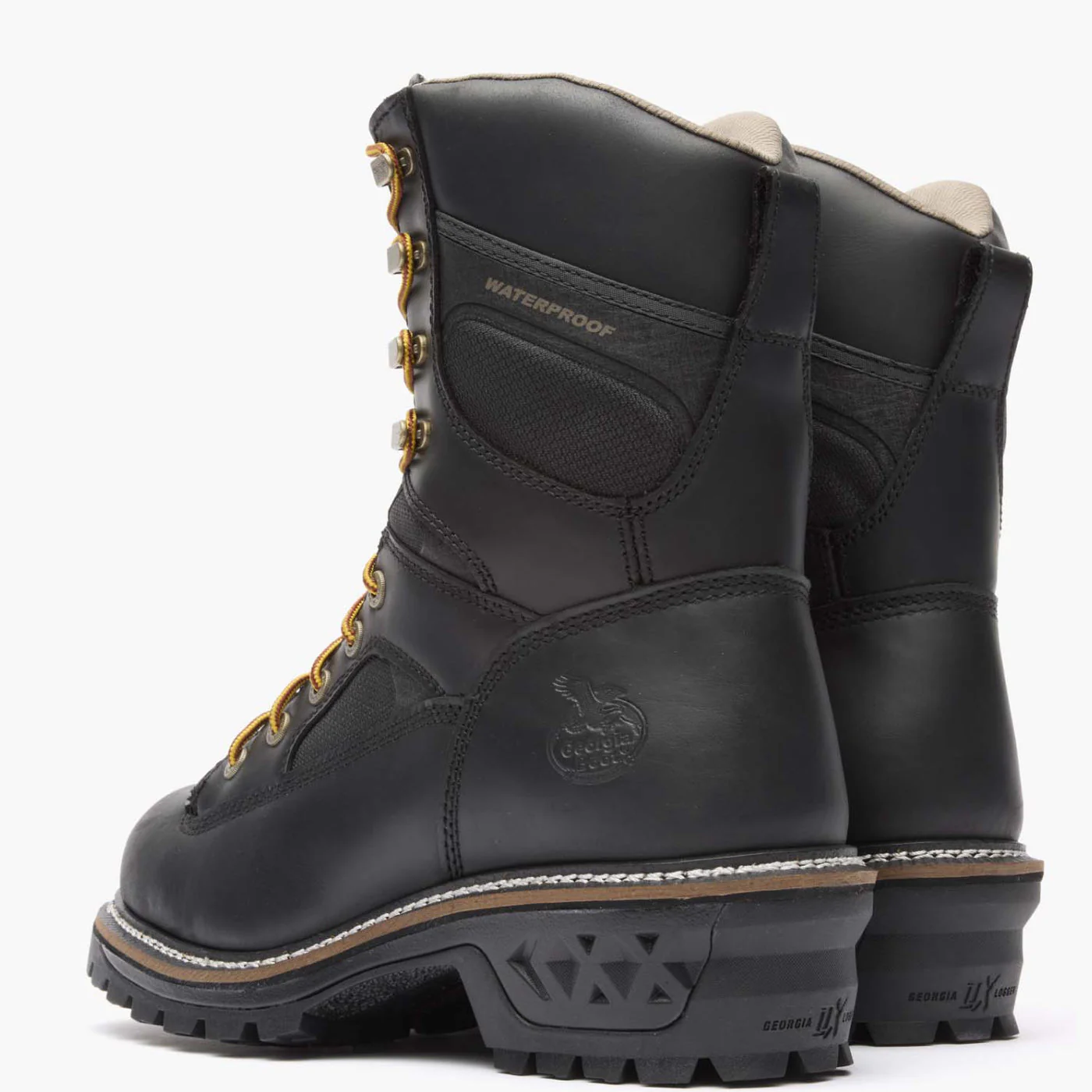 Georgia Boot LTX Logger Waterproof Black Work Boot - Image 6