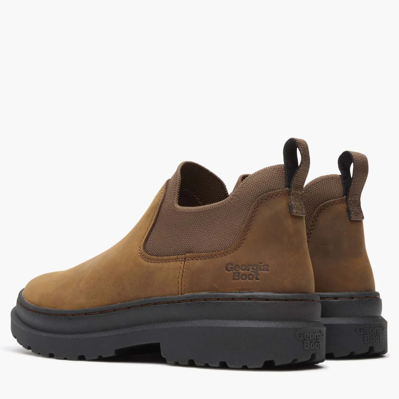 Georgia Boot Men's Romeo SuperLyte Brown Shoe - Image 4