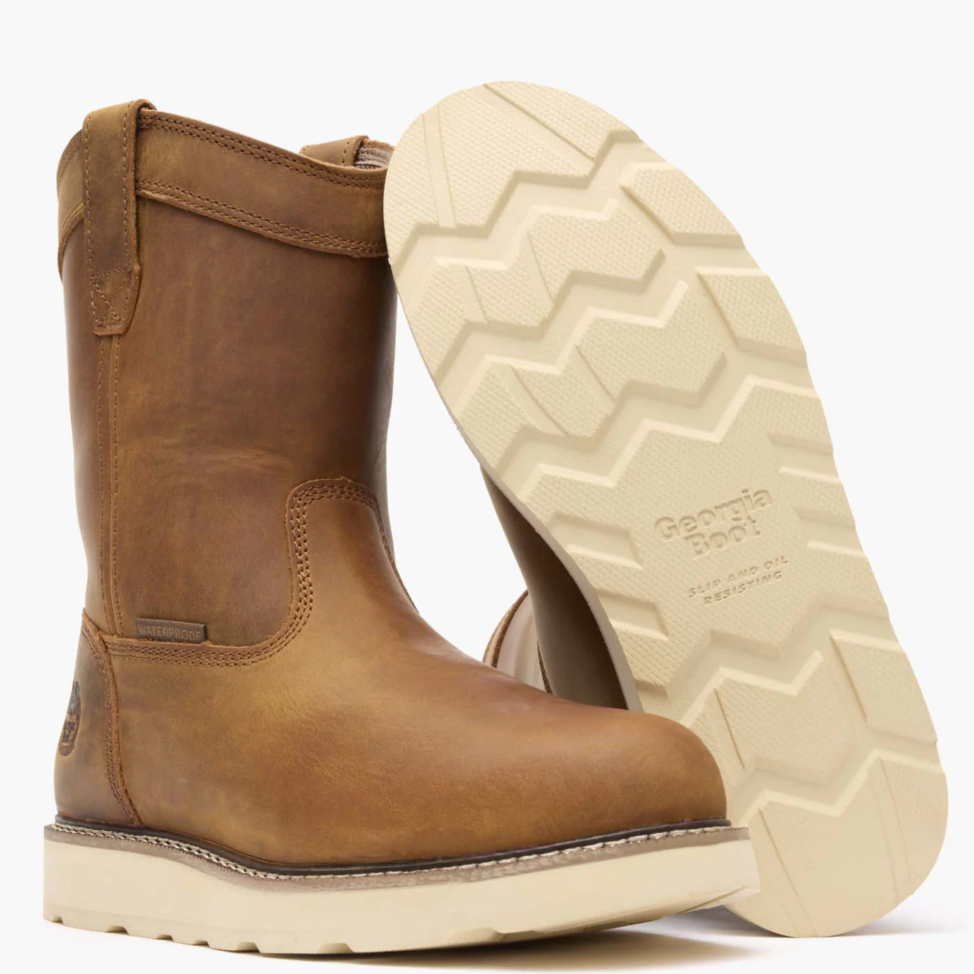 Georgia Boot Core 37 10" Waterproof Pull On Wedge Boot - Image 4