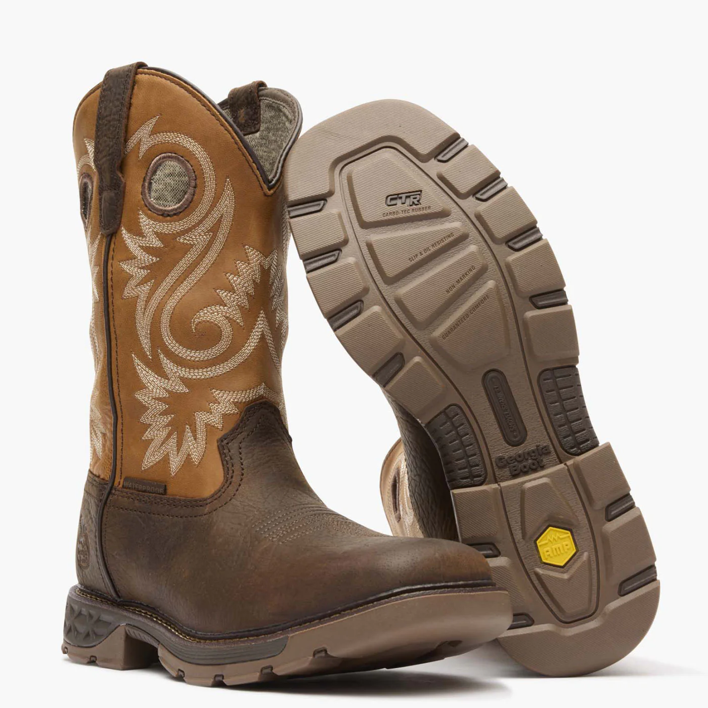 Georgia Boot Carbo-Tec FLX 11" Waterproof Pull On Work Boot - Image 4