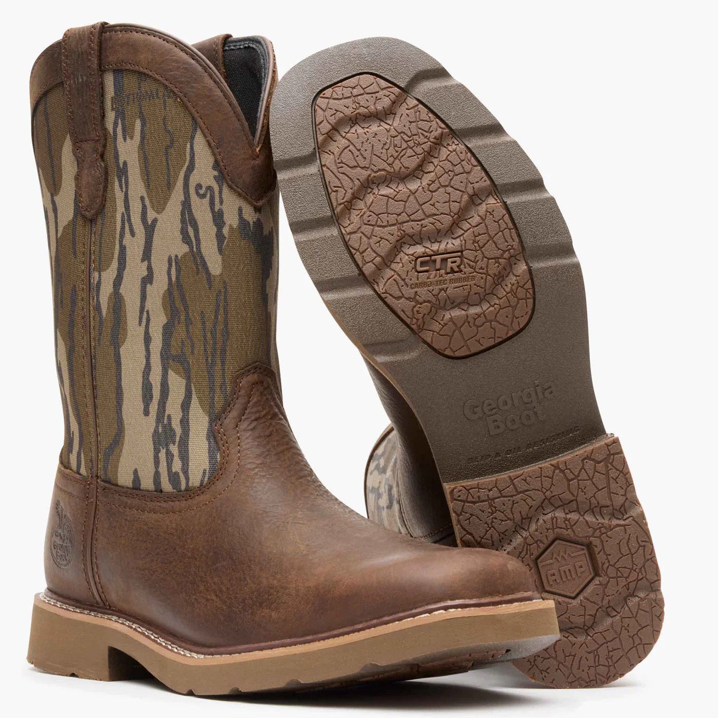 Georgia Boot Core 37 Western 11" Mossy Oak Pull On - Image 4