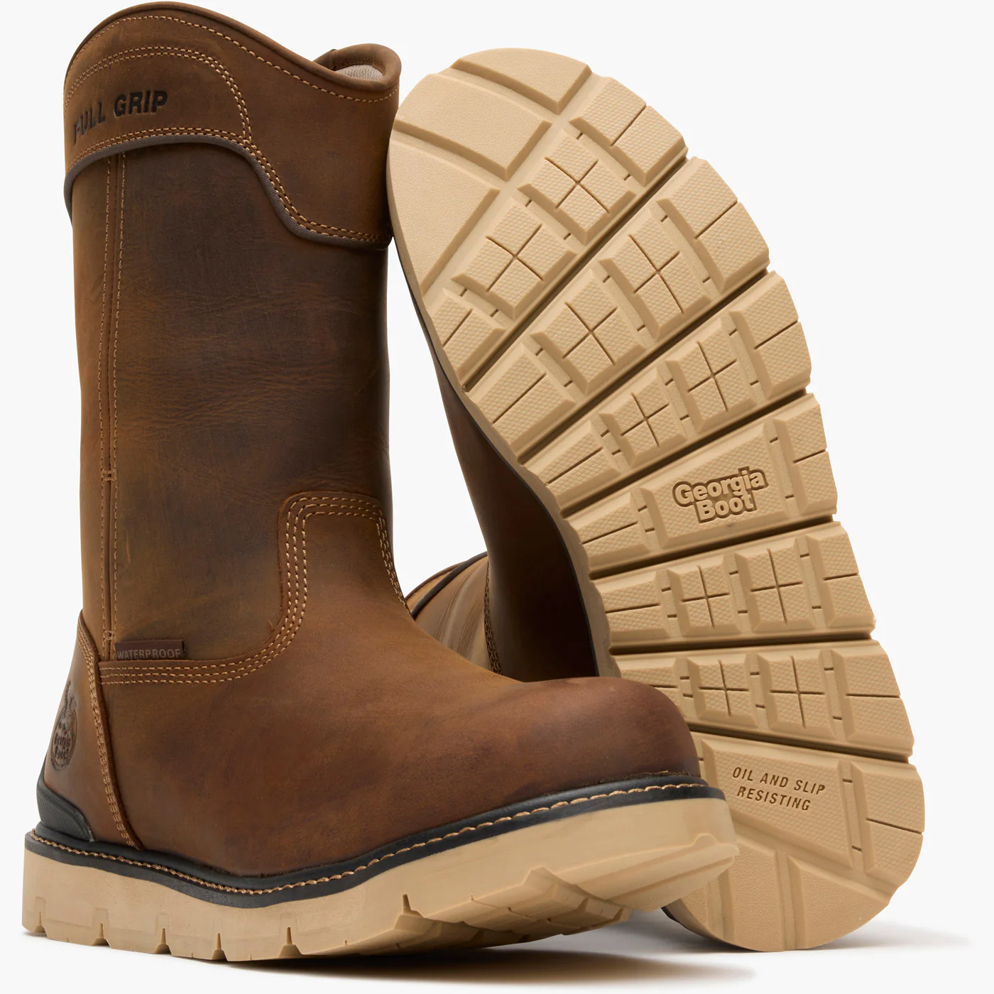 Georgia Boot Carbon Flex Wedge 11" Pull On Waterproof Work Boot - Image 4