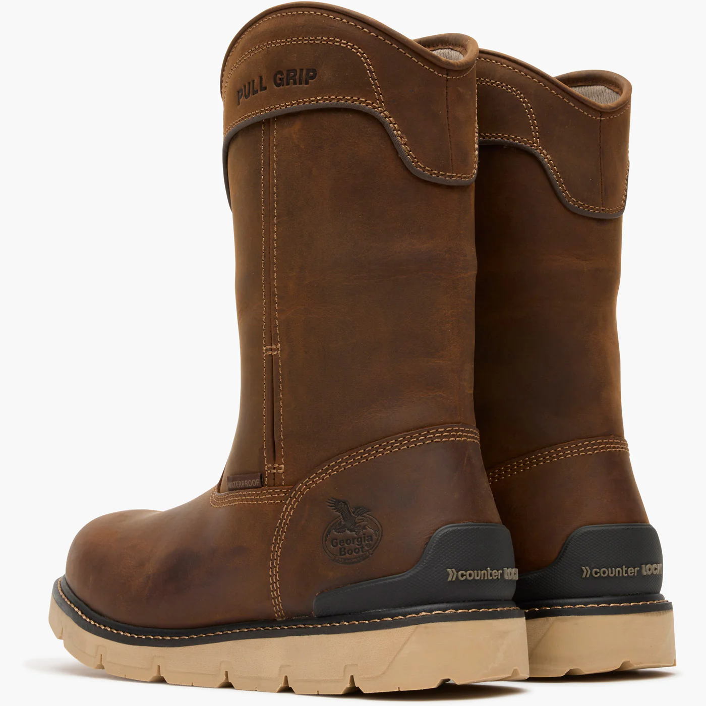 Georgia Boot Carbon Flex Wedge 11" Pull On Waterproof Work Boot - Image 6