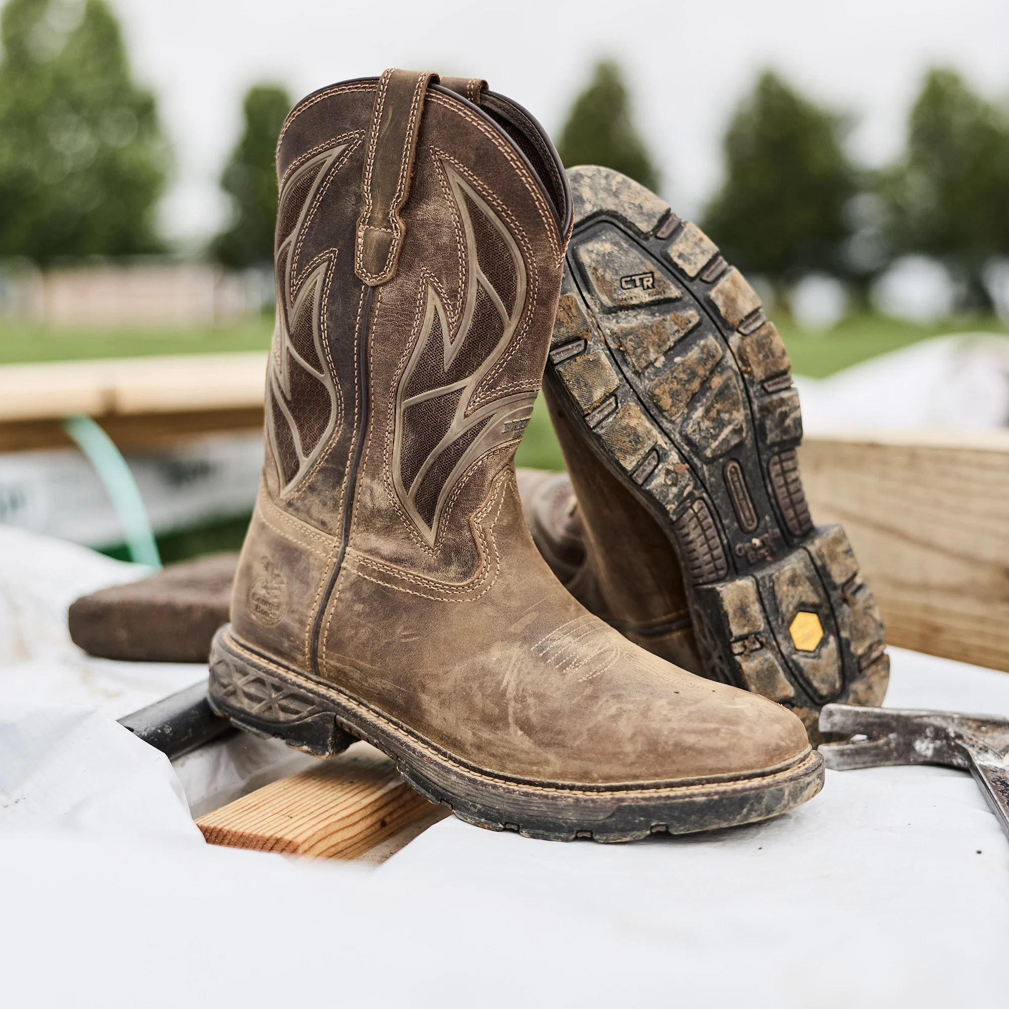 Georgia Boot Carbo-Tec FLX 11" Pull-On Work Boot - Image 2
