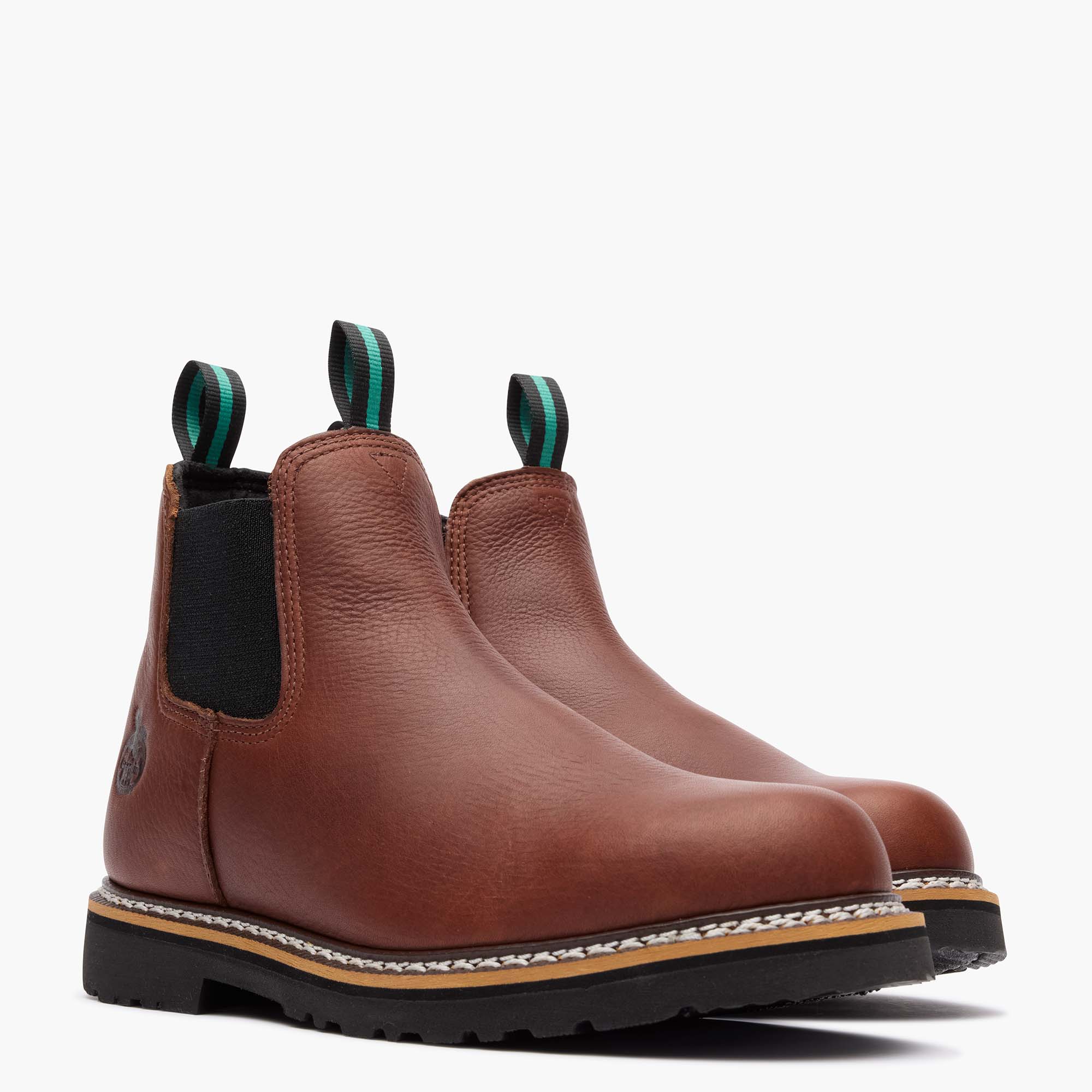 Georgia Boot Men's Burnt Brown Romeo Work Boot - Image 7